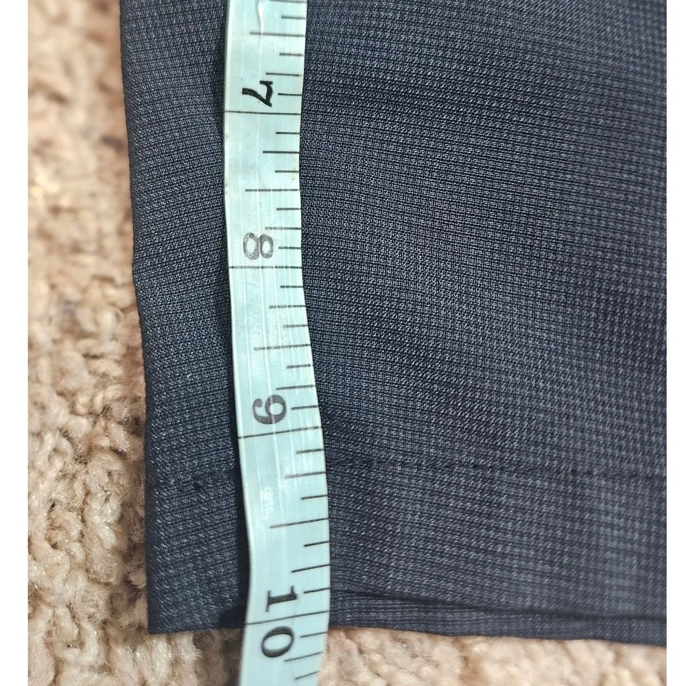 Hang Ten Mens Black Hybrid Walk Shorts Size 36 Textured Stretch Surf Casual